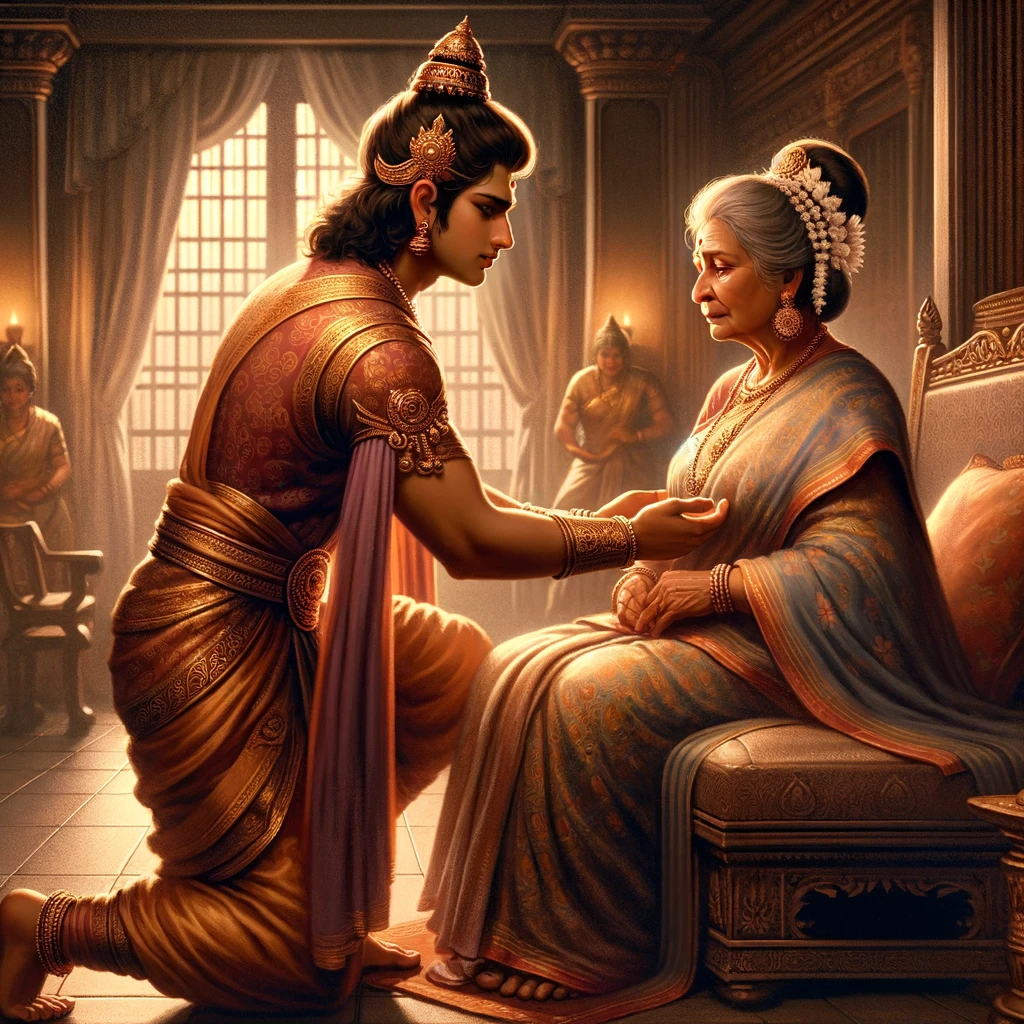 Bharata Visits Kausalya